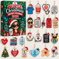 Funny Nurse Humor Advent Calendar HG , Acrylic Ornament Countdown Blind Box Holiday Gift
