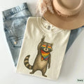 Comfort Colors Raccoon Pride LGBT Shirt, Raccoon Pride Flag Shirt, Pride Shirt, Funny LGBT Tee, LGBTQ Support, Equality, Pride Month Gift LTN