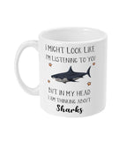 Shark Gift - Shark Mug - Funny Shark Gifts - Shark Lover Gift - Shark Gift Idea - Shark Coffee Cup - Funny Mugs - Fathers Day Gift LTN