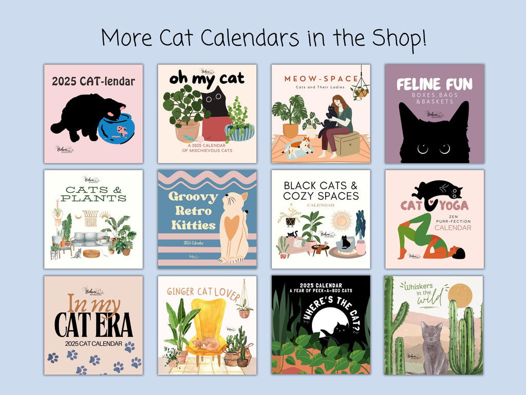 2027 Office Cat Desk Calendar • Funny Cat Calendar for Work • Work Bestie Gift • Humorous Cat Office Decor For Cat Lovers