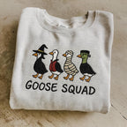Goose Squad , Spooky Goose Embroidered Sweatshirt Halloween