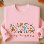 Show Girl Goose Embroidered Sweatshirt
