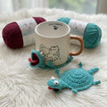 Handmade Animal Coaster, Funny Crochet Coaster, Cute Mug Rug - Unique Gift, Desk Decor, Gift for Her, Housewarming Gift