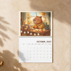 Office Capybara 2027 Wall Calendar, Funny Office Calendar, Cute Capybara Gift, Work Desk Decor, Coworker Gift, Office Humor