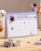 2027 Desk Calendar, Funny Cat Calendar, A5 Standing Desk Calendar, Monthly Planner Gift for Cat Lovers, A5