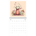 Funny Cats and Wine 2027 Wall Calendar - Cute Cat Lover Gift - Humorous Kitty Decor - 2027 Calendar - Unique Gift for Her