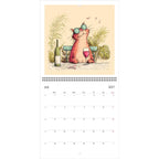 Funny Cats and Wine 2027 Wall Calendar - Cute Cat Lover Gift - Humorous Kitty Decor - 2027 Calendar - Unique Gift for Her