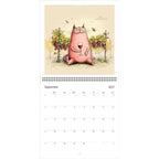 Funny Cats and Wine 2027 Wall Calendar - Cute Cat Lover Gift - Humorous Kitty Decor - 2027 Calendar - Unique Gift for Her