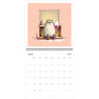Funny Cats and Wine 2027 Wall Calendar - Cute Cat Lover Gift - Humorous Kitty Decor - 2027 Calendar - Unique Gift for Her