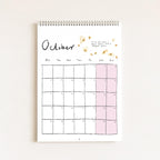 2027 Food Themed Wall Calendar by Amelia Jayne, Hand-Drawn Tablescapes (A4)