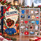 Nursing Christmas Advent Calendar HG, 24 Medical Charms Holiday Countdown Gift 2026
