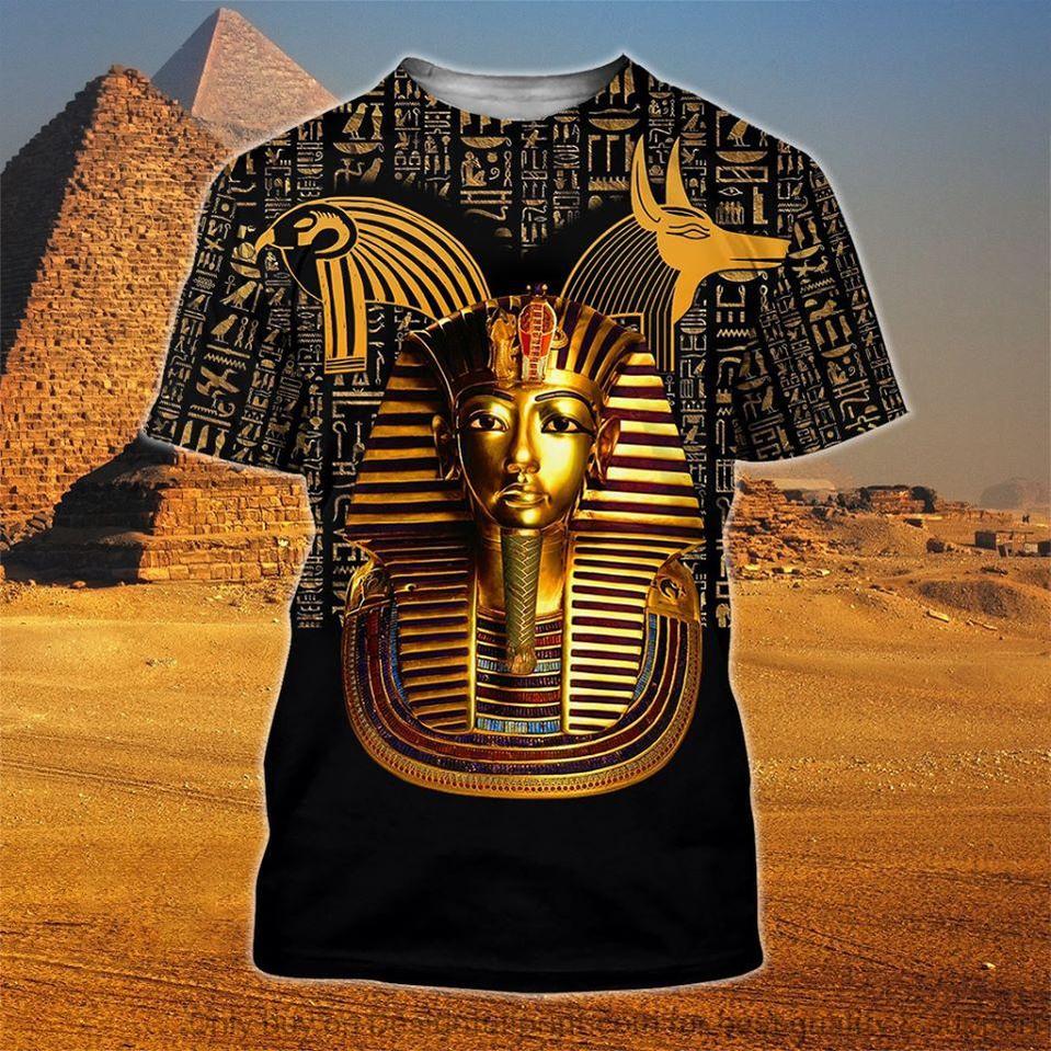 Yellow Egyptian 3D T-Shirt Gift Idea Of Ancient Egyptian God HG ...